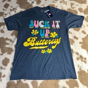 Denim blue, simply southern suck it up buttercup, tee-shirt